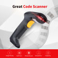 HXSJ Wired Barcode Scanner USB Versatile Code Scanning QR Code 1D&2D Code Reader for Supermarkets/Stores (Black).