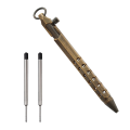 Bolt Action Pen Solid Brass Pen Metal Pen (Retro B). 