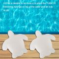 50Pcs White Floating Spa Sponge Turtle Oil Absorbing Hot Tub Skimmer Scum Absorber Cleaners for Swimming Pool.