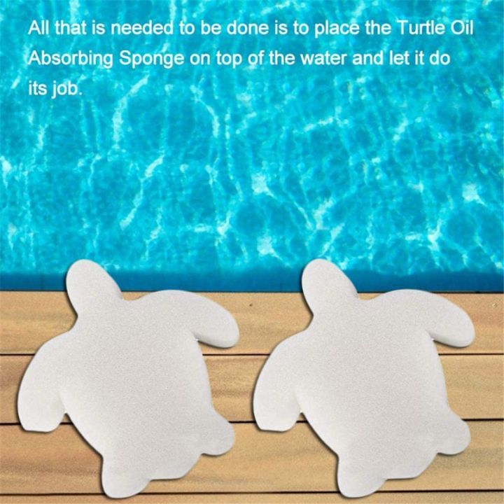 50Pcs%20White%20Floating%20Spa%20Sponge%20Turtle%20Oil%20Absorbing%20Hot%20Tub%20Skimmer%20Scum%20Absorber%20Cleaners%20for%20Swimming%20Pool%20-%20Image%206