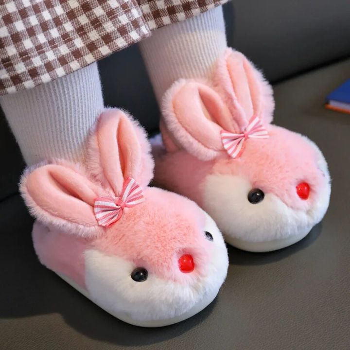 Children%20Winter%20Thick%20Slippers%20Kids%20Cotton-padded%20Shoes%20Baby%20Indoor%20Warm%20Slippers%20Girls%20Cute%20Cartoon%20Rabbit%20Animal%20Shoes%20Slides%20-%20Image%202