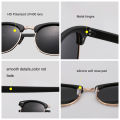 ROSYBEE UV400 Polarized Sunglasses Men Women Classic Cool Retro Sun Glasses Coating Man Driving Shades Fashion Male Oculos. 