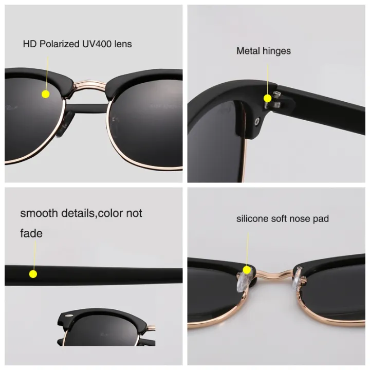 ROSYBEE%20UV400%20Polarized%20Sunglasses%20Men%20Women%20Classic%20Cool%20Retro%20Sun%20Glasses%20Coating%20Man%20Driving%20Shades%20Fashion%20Male%20Oculos%20-%20Image%204