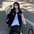 IELGY thin baseball jacket women loose all match student harajuku style jacket. 