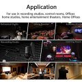 JDXHLAU 24 Pcs Acoustic Foam Board,Studio Wedge Tile,Acoustic Foam Soundproof Pyramid Studio Treatment Wall Panel 2.5X30X30cm.