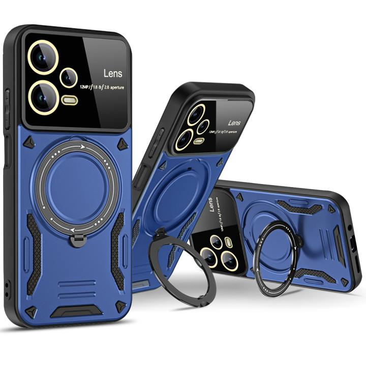 Magsafe%20Magnetic%20Wireless%20Charge%20Case%20For%20Xiaomi%20Redmi%20Note%2012%2012S%204G%20Note12%20Pro%20Plus%205G%20Ring%20Stand%20Phone%20Back%20Cover%20-%20Image%202