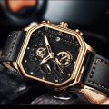 TRSOYE Brand New luxury fashion leather belt watch wrist-watch for men. 