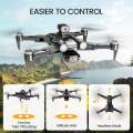 Sensor Drone with Camera 4K for Adults and Beginners, FPV RC Quadcopter with Brushless Motor,Optical Flow Sensor, 2 Batteries, Black. 