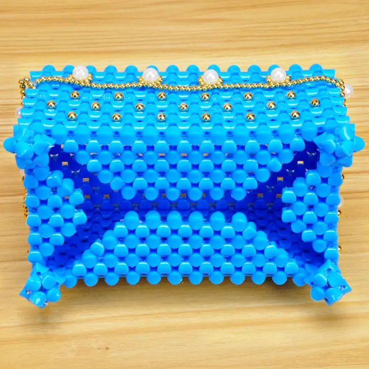 diyHandmade%20Bead%20String%20Tissue%20Box%20Material%20Package%20Woven%20Living%20Room%20Home%20Scattered%20Beads%20Acrylic%20European%20Noble%20Paper%20Extraction%20Box%20-%20Image%203