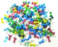 Push Pins 50 Pcs-1 Box - Multicolor (Notice Board Pin).