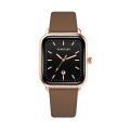 In stock square with calendar silicone strap watch, women's high aesthetic value wholesale, new minimalist watch, women's watch. 