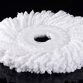 3 Replacement Mop Micro-Head Refill for 360° Magic Mop-Microfiber Replacement -Round Shape Standard Size (White-3 Pack). 