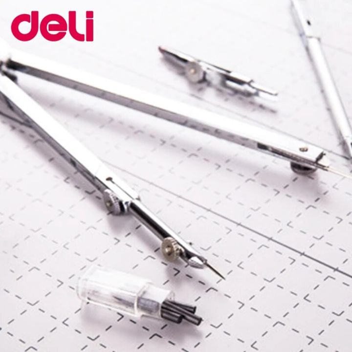Deli%20Stainless%20Steel%20Multifunctional%20Drafting%20Drawing%20Compass/Lead%20Core%20Math%20Geometry%20Circles%20Tool%20Durable%20Supplies%208600/8601%20-%20Image%206