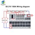 【Hey my home】Bms 16.8v 21v 100a Lmo Ternary Lithium Battery Protection Circuit Board Li-polymer Balance Charging Module. 