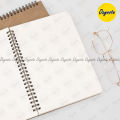 Spiral Notebook by OXYNOTE - 8.5 x 5.5 inches - 120 Pages - Double Wire-O Binding. 