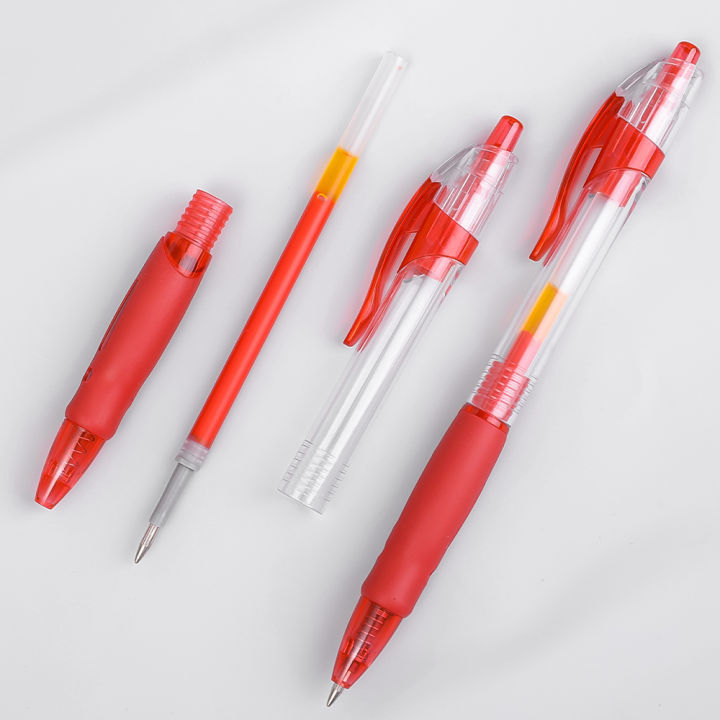 3pcs%200.5%20Mm%20Retractable%20Gel%20Pen%20Smooth%20Writing%20Red%20Blue%20Black%20Ink%20Plastic%20Roller%20Ball%20Pens%20with%20Soft%20Grip%20for%20Student%20Office%20Exam%20-%20Image%206