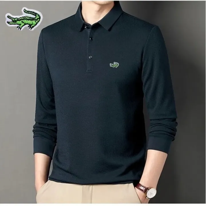 Men's%20Embroidery%20Brand%20High%20Quality%20Knitted%20Polo%20Shirt%20Four%20Seasons%20Casual%20Ribbed%20Long%20Sleeve%20T-shirts%20Black%20White%20Tee%208%20Colors%20-%20Image%203