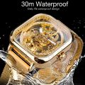 1pc Men's Mechanical Watch With Automatic Display, Ideal choice for Gifts. 