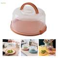 8inch Portable Cake Carrier Cupcake Container for Cookies Dishes Picnic.