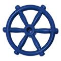 SRIWEN Kids Playground Steering Wheel, Swingset Steering Wheel Attachment, Pirate Ship Wheel for Jungle Gym or Swing Set Blue. 