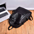 Backpack for men large capacity, new single shoulder with soft leather texture, travel, work, computer bag. 