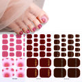 Nail Stickers: Cute Hot Stamping Toe Nail Decorations - Waterproof & Sweat-Resistant - Ideal Nail Art Accessories for a Stylish Footwear Look - Easy to Apply & Remove - Perfect for Any Occasion.