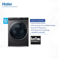 Haier Official 10.5 KG Front Loading Washing Machine/525 drum/steam wash/DD motor/wifi (HW105-B14959S8U1). 