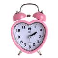 Bell Table Alarm Clock Love Shape - Wall Clock. 