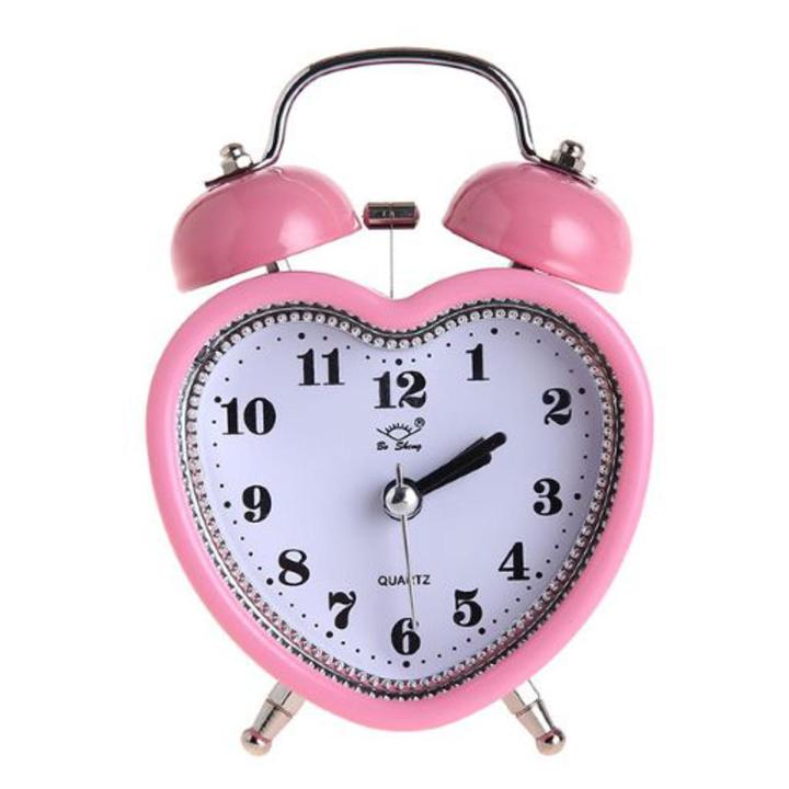 Metal Alarm Clock Twin Bell Table Clock Loud Alarm Clock For Home Office Decoration