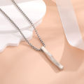 Fashion New Necklace Men Trendy Simple Stainless Steel Jewellery Gift. 