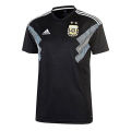 Polyester Short Sleeve Argentina Away Jersey – Black – 180 GSM. 