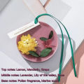 1pc Aromatherapy Wax Wardrobe Shoe Cabinet Incense Lasting Fragrance Solid Wax Block Pendant Slice Lavender Flavor.
