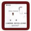 Wener 13 Ampere Switch-Socket-(10 Years Repless Warranty).