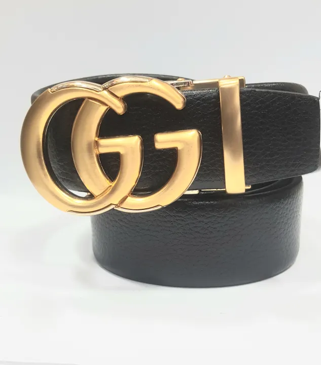 Black%20artificial%20leather%20auto%20gear%20belt%20FOR%20men%20-%20Image%202