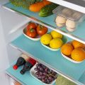 4pcs Refrigerator Pad Antibacterial Antifouling Mildew Moisture Pad Waterproof Refrigerator Mats.