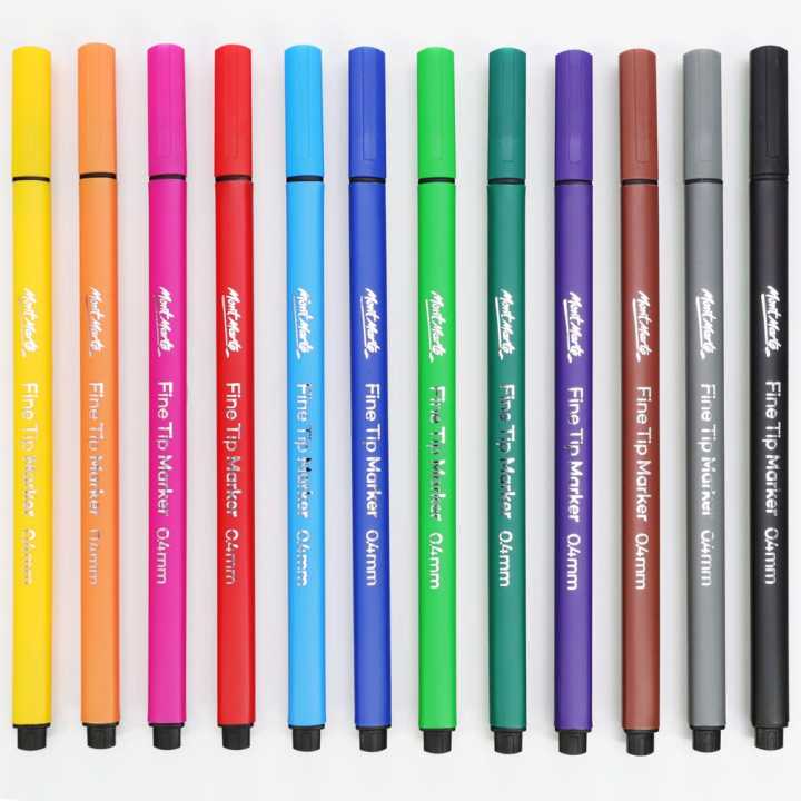Mont%20Marte%20Fine%20Tip%20Marker%2012pc%20Tri%20Grip%20in%20Case%20-%20Image%202