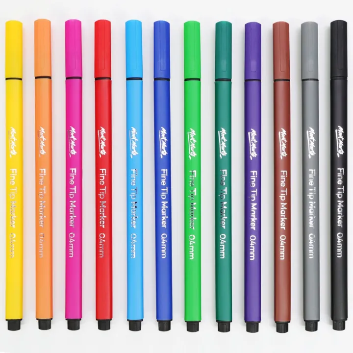 Mont%20Marte%20Fine%20Tip%20Marker%2012pc%20Tri%20Grip%20in%20Case%20-%20Image%202