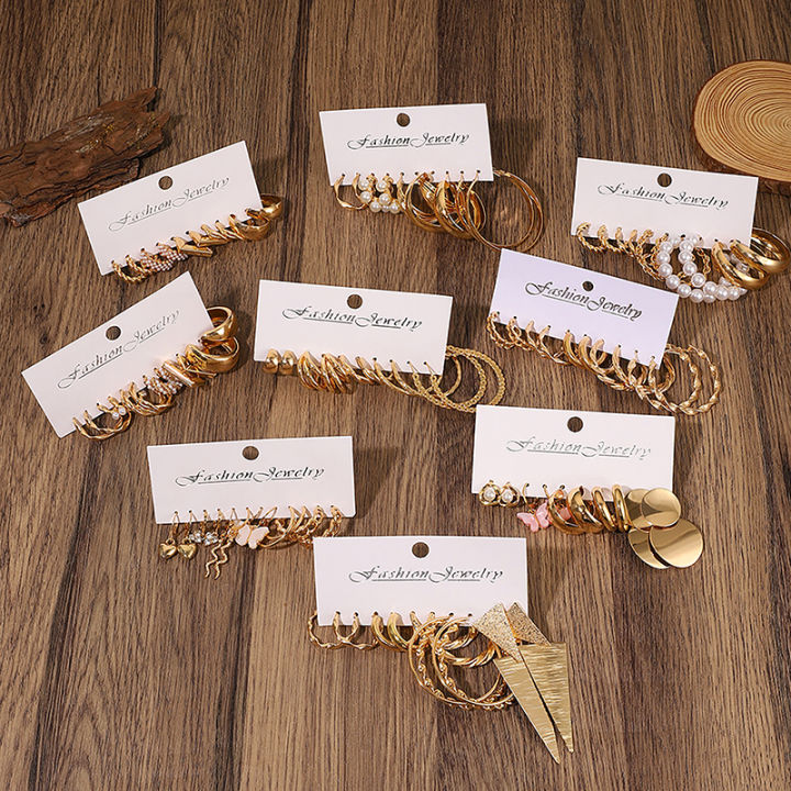 1Set%20Gold%20Color%20Vintage%20Geometry%20Pearl%20Earrings%20Set%20Alloy%20Twine%20Round%20Dangle%20Earrings%20For%20Women%20Simple%20Trendy%20Party%20Jewelry%20Demoo%20-%20Image%203