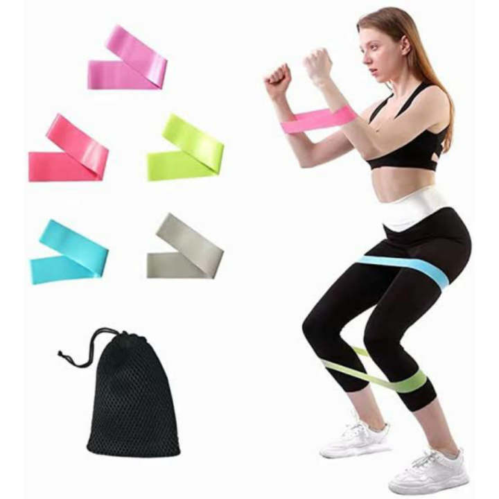 Resistance%20Bands%20Skin%20Friendly%20Resistance%20Fitness%20Exercise%20Loop%20Bands%20With%205%20Strength%20Levels%20Great%20For%20Yoga%20Pilates%20Training%20Physio%20Therapy%20Stretching%20Home%20Gym%20Women%20&%20Men%20Workout%20-%20Gym%20Equipment%20-%20Image%205