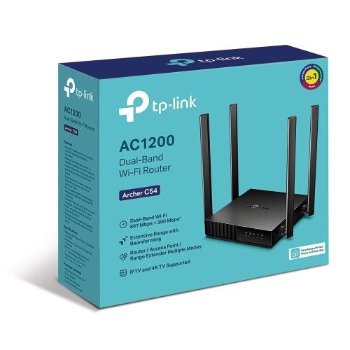 TP-Link%20Archer%20C54%20AC1200%20Wireless%20Dual%20Band%20Router%20with%202x2%20MiMo%20and%20App%20Support%20-%20Image%202