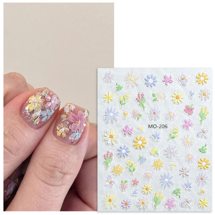 Spring%20Oil%20Painting%20Flower%20Nail%20Stickers%205D%20Relief%20Nail%20Art%20Stickers%20Decals%20Manicure%20Charms%20Adhesive%20Nail%20Stickers%20Yao%20Store%20-%20Image%203