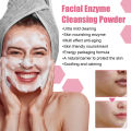 Facial Cleansing Powder Oil Control Fade Dark Spot Exfoliation Shrink Pores Remove Blackheads Moisturize Whitening Face Cleanser.