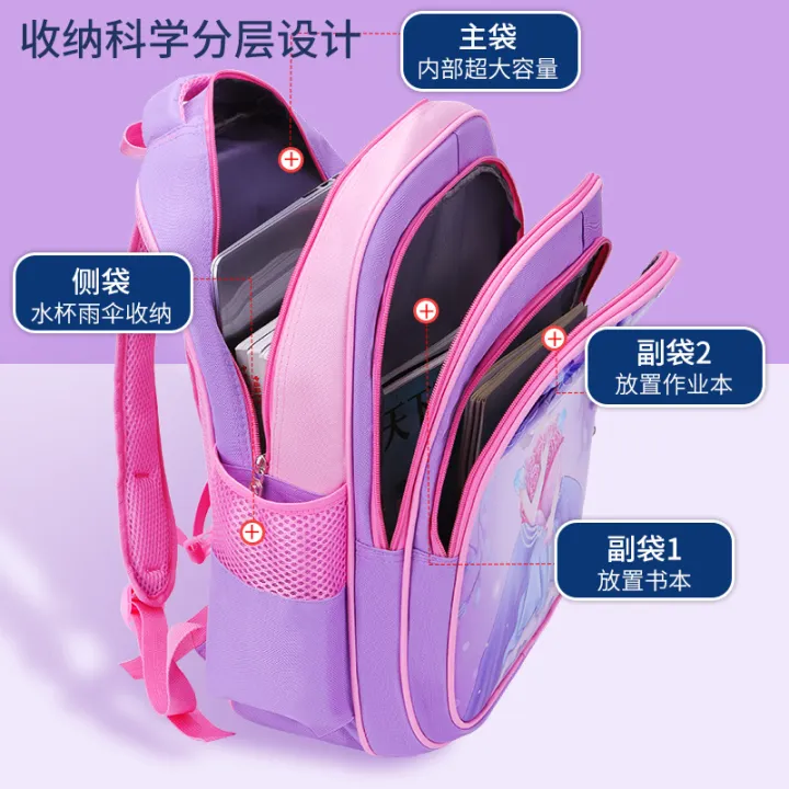Patou%20Tree%20Girls'%20Schoolbag%20Primary%20School%20Student%20Cute%20Grade%201,%202,%203,%204,%205,%206%20Girls'%20Waterproof%20Kindergarten%20Girl%20-%20Image%203