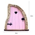 Garden Fairy Gnome Elf Miniature Figurines Window Door Christmas Home Garden Ornaments Art Sculpture Tree House Door Statue.