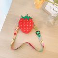 Pop Popper Fidget Toy Push It Poppet Bubble Shoulder Bag Crossbody Handbag Purse.