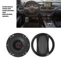 1 Pair Car Audio Tweeter 6.2in/15.8cm Dome Speaker 90dB 65-20KHZ 12V Universal for Sound System. 