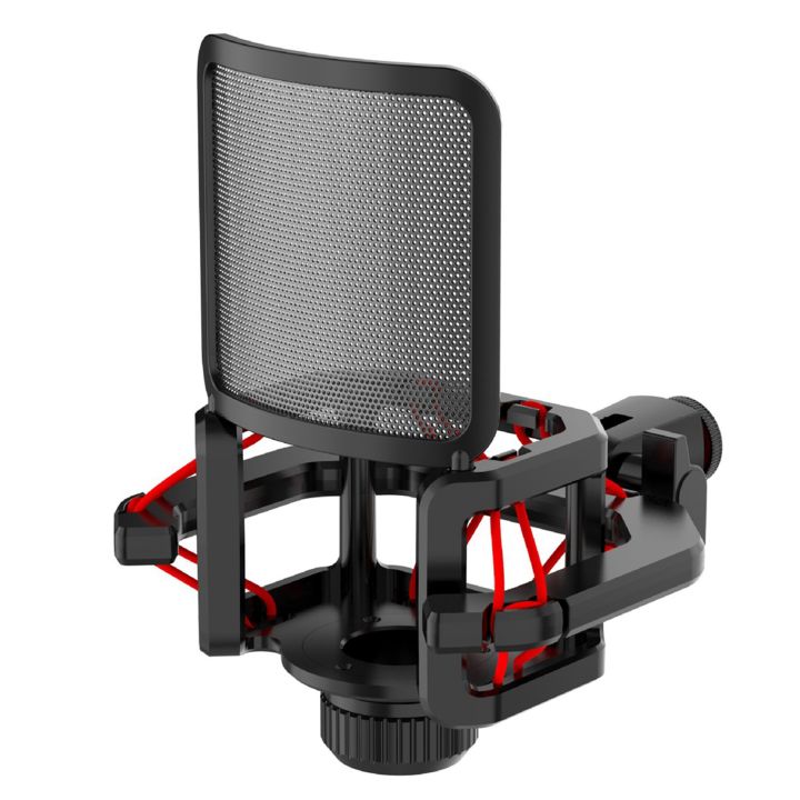 Microphone%20Shock%20Mount%20with%20Microphone%20Filter%20Windscreen,Green%20-%20Image%203