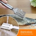Stainless Steel Fish Scale Remover Fish Scaler Scraper Kitchen Tool. 