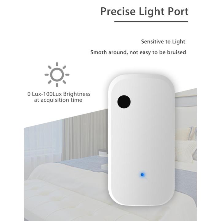 Tuya Graffiti Smart Home WIFI Illuminance Sensor Smart WiFi Brightness Sensor for home safe portable