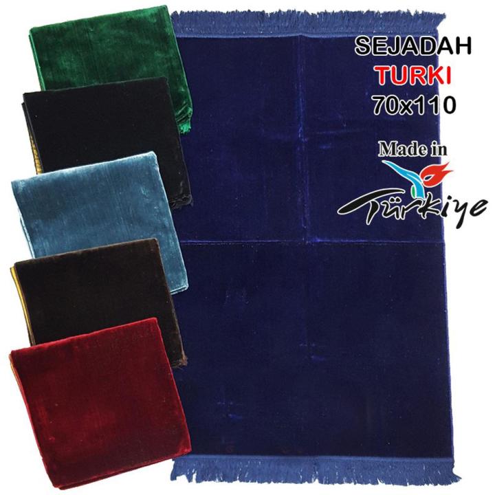 Plain Prayer Mat - Turkish Handmade Rug for Daily Use Home Decor